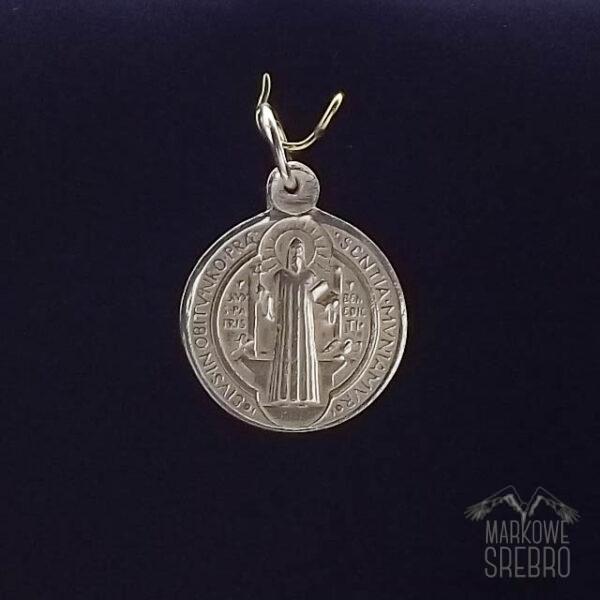Medalik św. Benedykt srebro pr925